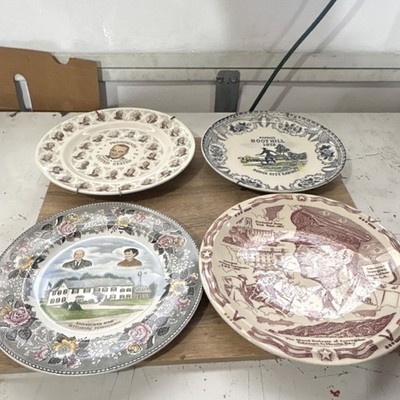 Adams Vernon Kilns Collector Plate Presidents Boot Hill Eisenhower MacArthur Lot
