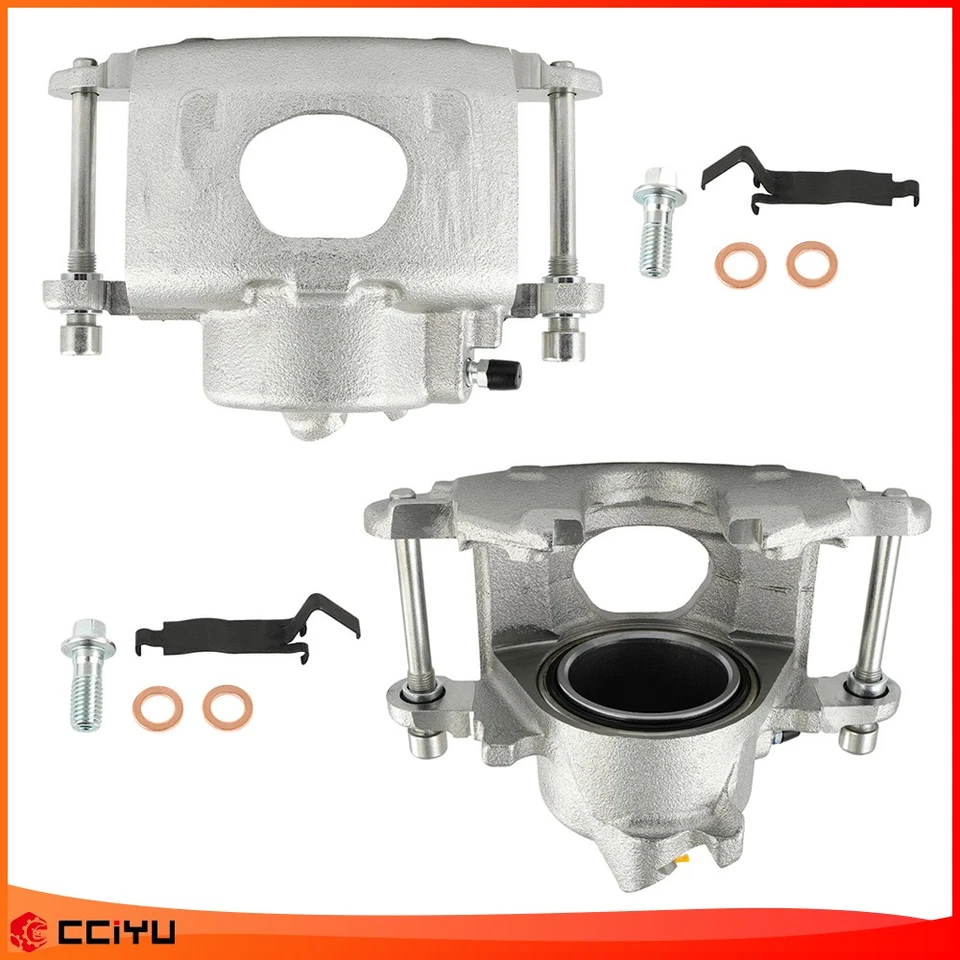 Pair Front Disc Brake Calipers For 1985-1989 ,1990-2002 CHEVROLET ASTRO RWD Foto 3 de 4