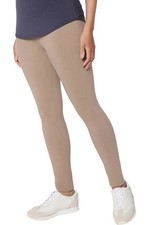 LOGO Layers by Lori Goldstein Women's Knit Pull On Legging Tan