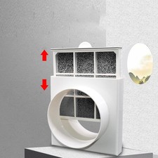 Reusable Duct Filter Sponge Net for PVC PE Pipes Pull Out Installation