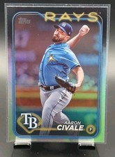 2024 Topps Aaron Civale Rainbow Foil #170 Tampa Bay Rays #STB