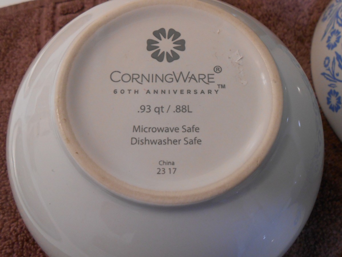 CorningWare 60th Anniversary 5 Pc. Nesting/Mixing Bowl Set Blue