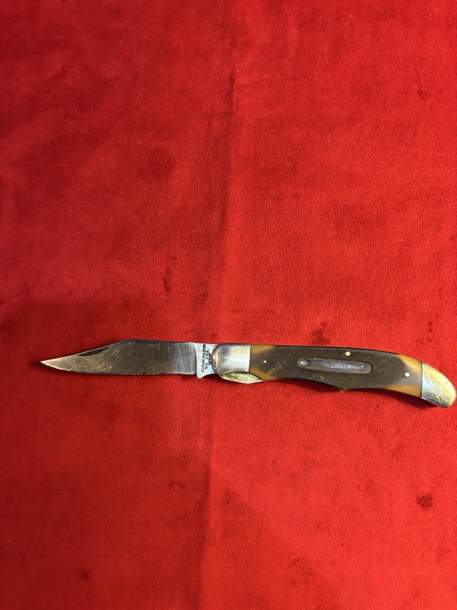 Vintage Schrade Walden 125OT Liner Lock Folding Mustang Pocket