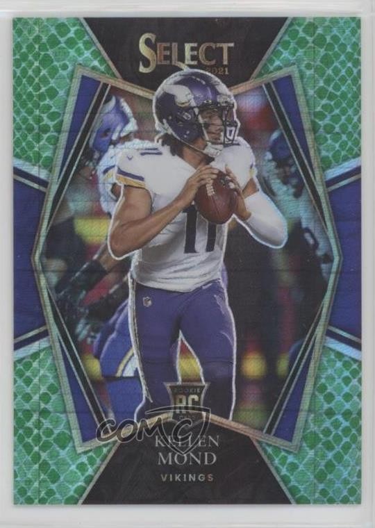 2021 Panini Select Premier Level Dragon Scale Prizm 85/89 Kellen Mond #164 jc3