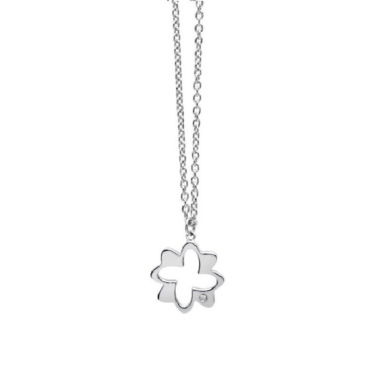 Collier Bliss Femme en acier diamanté, l'éclat intemporel du chic parisien