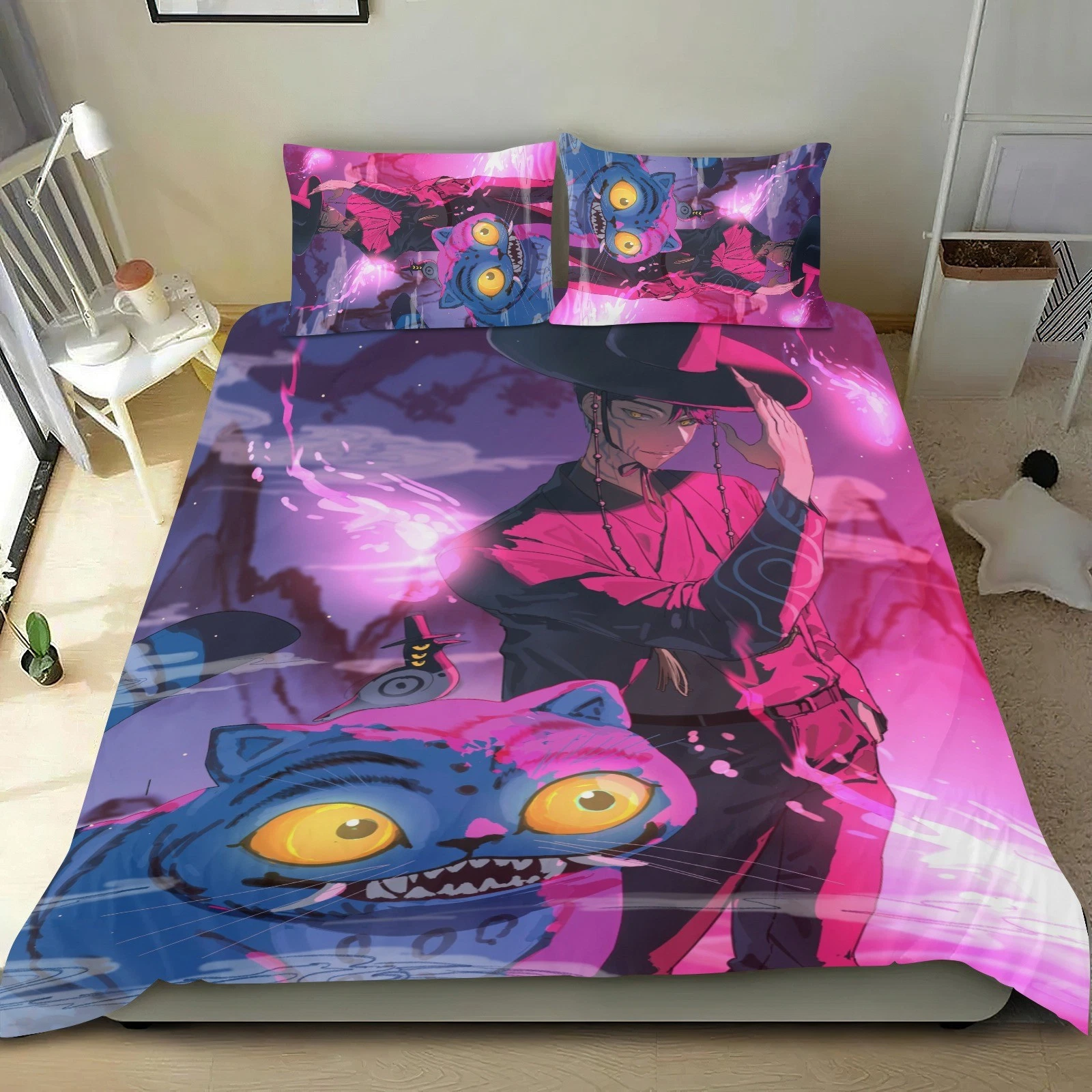 K-POP Hunters Duvet Cover Bedding Set 3 Pieces All Season Soft Kids Gift