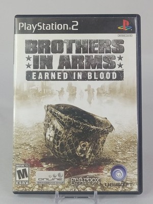 Brothers in Arms: Earned in Blood (Sony PlayStation 2, 2005) Tested Working CIB