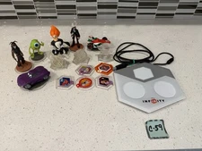 Disney Infinity Portal USB For Wii Wii U Playstation INF# 9 Figures And 5 Discs
