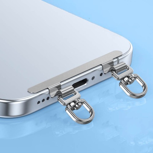 Metal Lanyards Card Ultra-thin Sling Rope Card Clip Snap Strap Mobile Phone - Photo 11/15