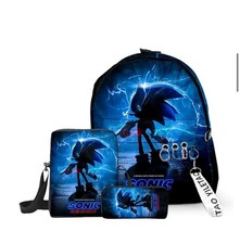Sonic the Hedgehog Backpack Lunch Bag Pencil ...