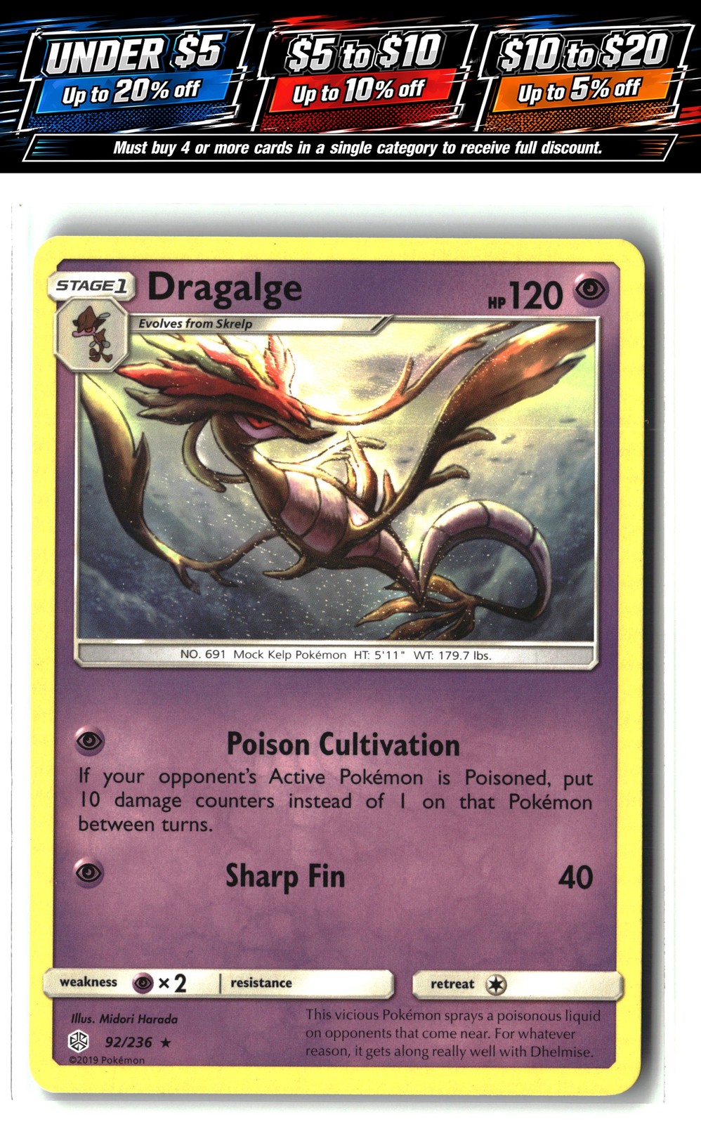 SM - Cosmic Eclipse #92/236 Dragalge