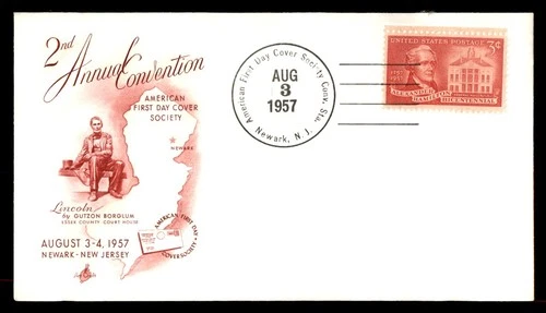Mayfairstamps US 1957 New Jersey 2nd annual convention American first day cover