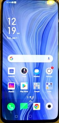 Unlocked OPPO Reno 10x Zoom Black 256GB 8GB RAM 4G LTE Android Smartphone Excell