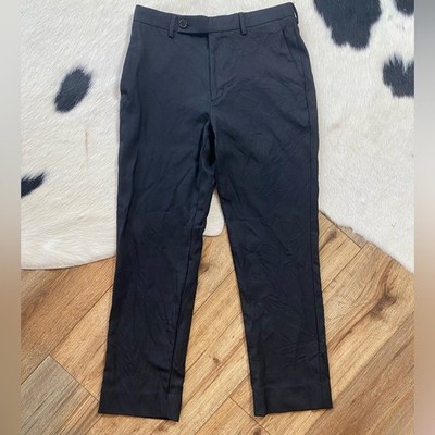Celine Paris black dress trousers 100% Laine Wool