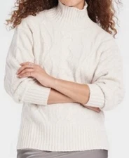 🥥 A New Day Women's Cozy Knit Mock Turtleneck Pullover Sweater Size XS🆕