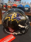 Ray Lewis Autographed Baltimore Ravens Full Size Authentic  Helmet Beckett COA
