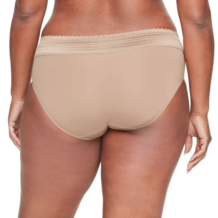 Warners Women’s 5-Pack No Pinching No Problems Lace Waistband Hipster Size XL - Image 3 of 4