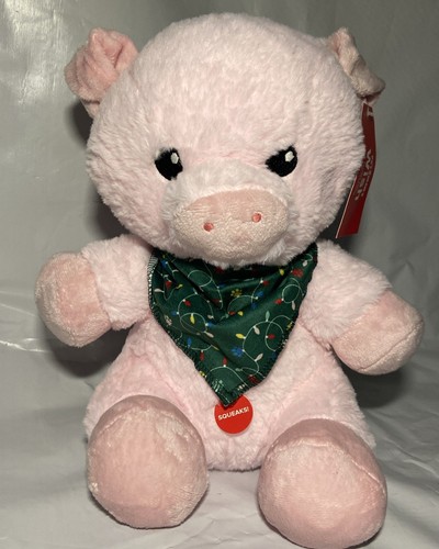 PetSmart Plüsch-Hundespielzeug Wish the Pig Quietscher 12 Zoll Stofftier Neu mit Etikett - Bild 3 von 12