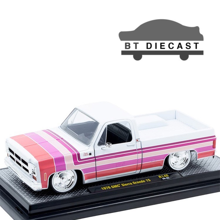M2 MACHINES 1976 GMC SIERRA GRANDE 15 PICK UP TRUCK 1/24 WHITE