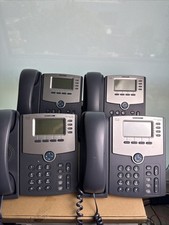 Cisco SPA504G 4-Line VoIP SIP IP Phone PoE Ethernet Office Desk Handsets Lot 4