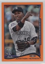 2014 Topps Factory Set Orange 61/199 Jonathan Herrera #152 2t4