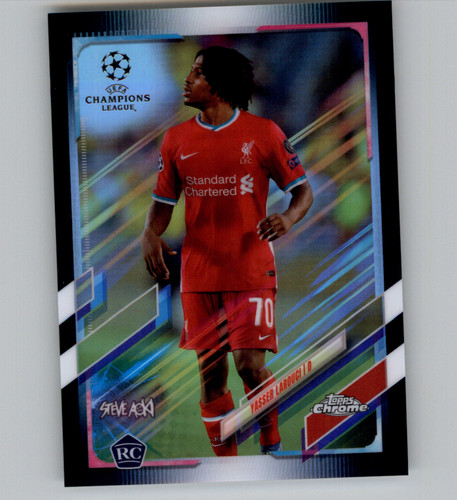 Yasser Larouci - 2020-21 Topps Chrome X Steve Aoki UCL - Neon Future II /99