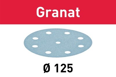 Festool Schleifmittel Granat D125 P100 GR/50