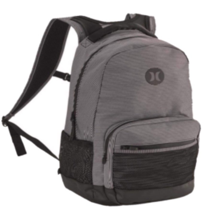 Hurley Patrol Printed Backpack with Fleece Lined Sleeve for Laptop Storage