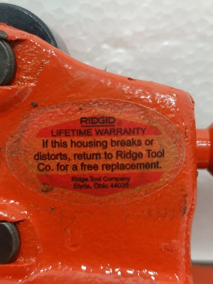 RIDGID 32920 2-A HEAVY DUTY MANUAL PIPE CUTTER 1/8 TO 2 INCH HAND TOOL USA MADE - Image 4 of 4
