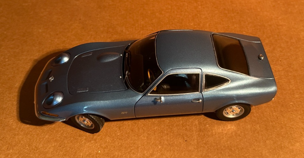 Minichamps 1/18 Scale 1968 Opel GT. Coupe, Metallic Blue | eBay