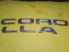 1998 2002 Toyota Corolla Rear Trunk Lid Emblem Letters Set Oem Z4