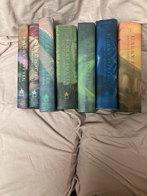 ''Harry Potter Complete Hardcover Set 1-7 - BOOKS 5, 6, 7 ARE 1ST ED/1ST PRINT''