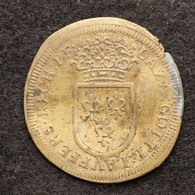 france Louis XIV Brass Coin 1643-1715 Token Jetton [E5775]7b5 | eBay