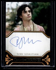 2024 Rittenhouse Game of Thrones Legends of the Realm Toby Sebastian Autograph