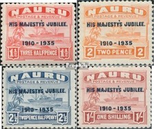 Timbres Nauru 29-32 (complète edition) Volume 1935 complèteett neuf avec gomme o