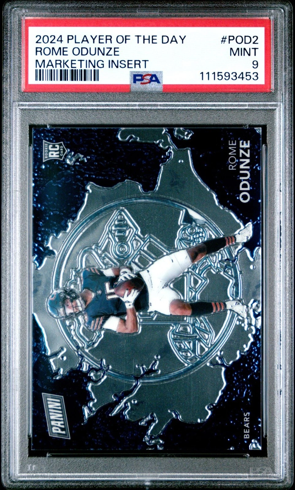 Rome Odunze Panini Player of the Day Marketing Insert #POD2 Base