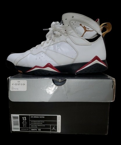 2011 Air Jordan 7 Retro Cardinal - size 