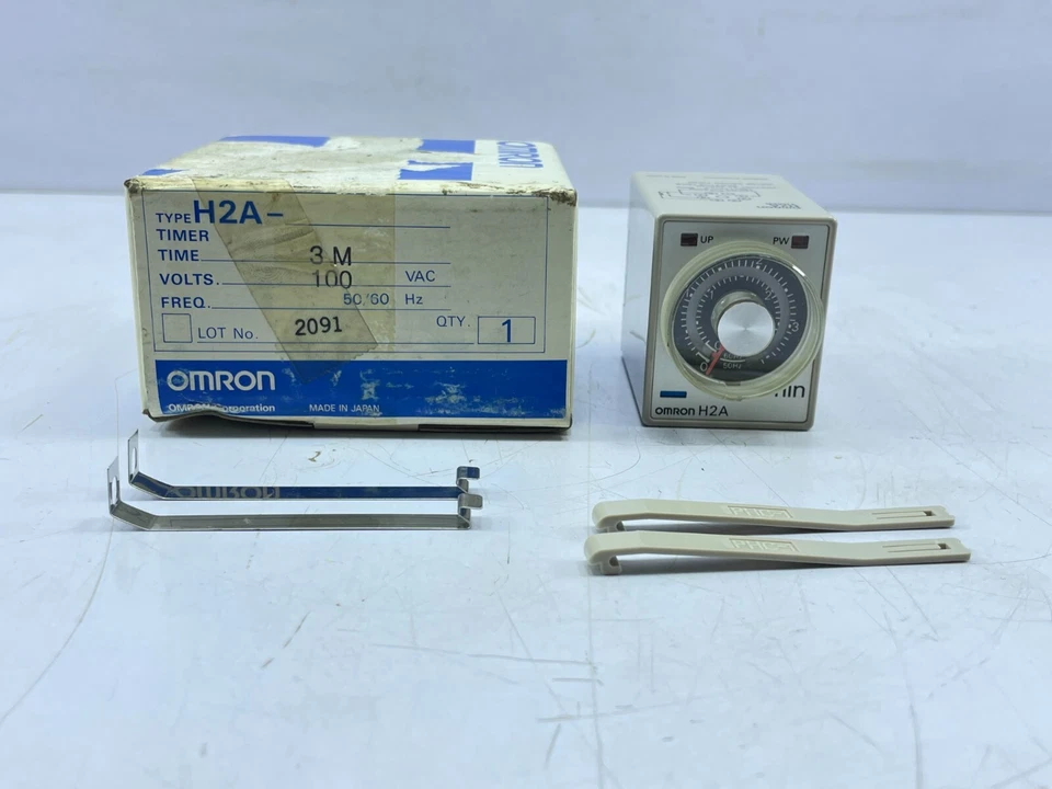 Omron H2A мотор приводной таймер 100VAC ~ 50 Гц 100/110VAC ~ 60 Гц 3 мин - Изображение 2 из 4