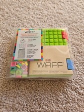 WAFF Soft Silicone Cover Journal Kit with 150 Locking Cubes Blue BRAND NEW