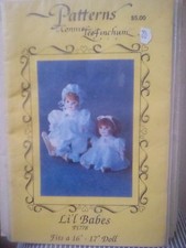 Doll Dress Pattern for a 16-17" Doll Dress and Romper Set