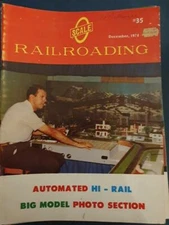 Scale Railroading Magazine Run No: 35 Dec 1974 Good condition