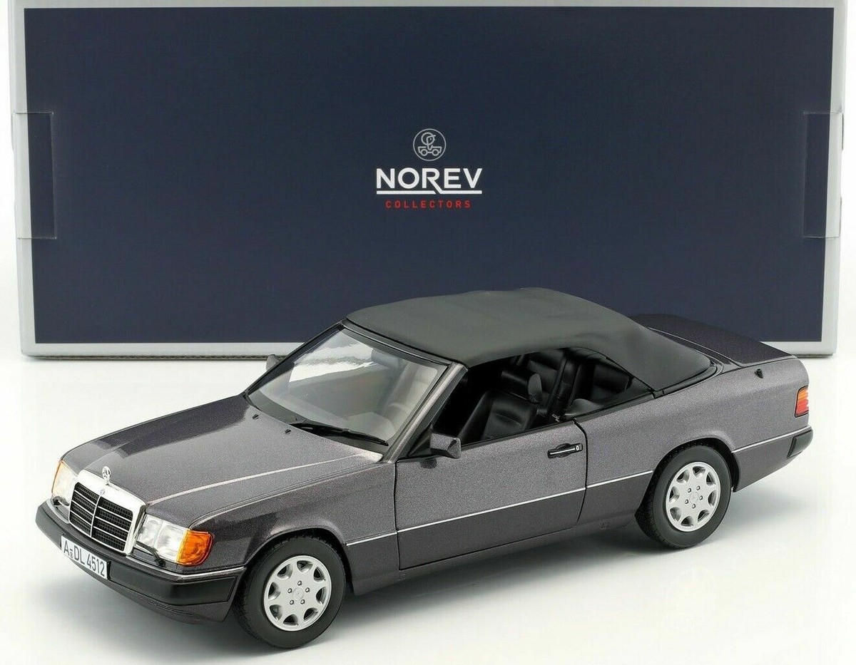 1990 MERCEDES BENZ 300 Ce-24 Cabriolet Metallic Purple 1/18 Car by