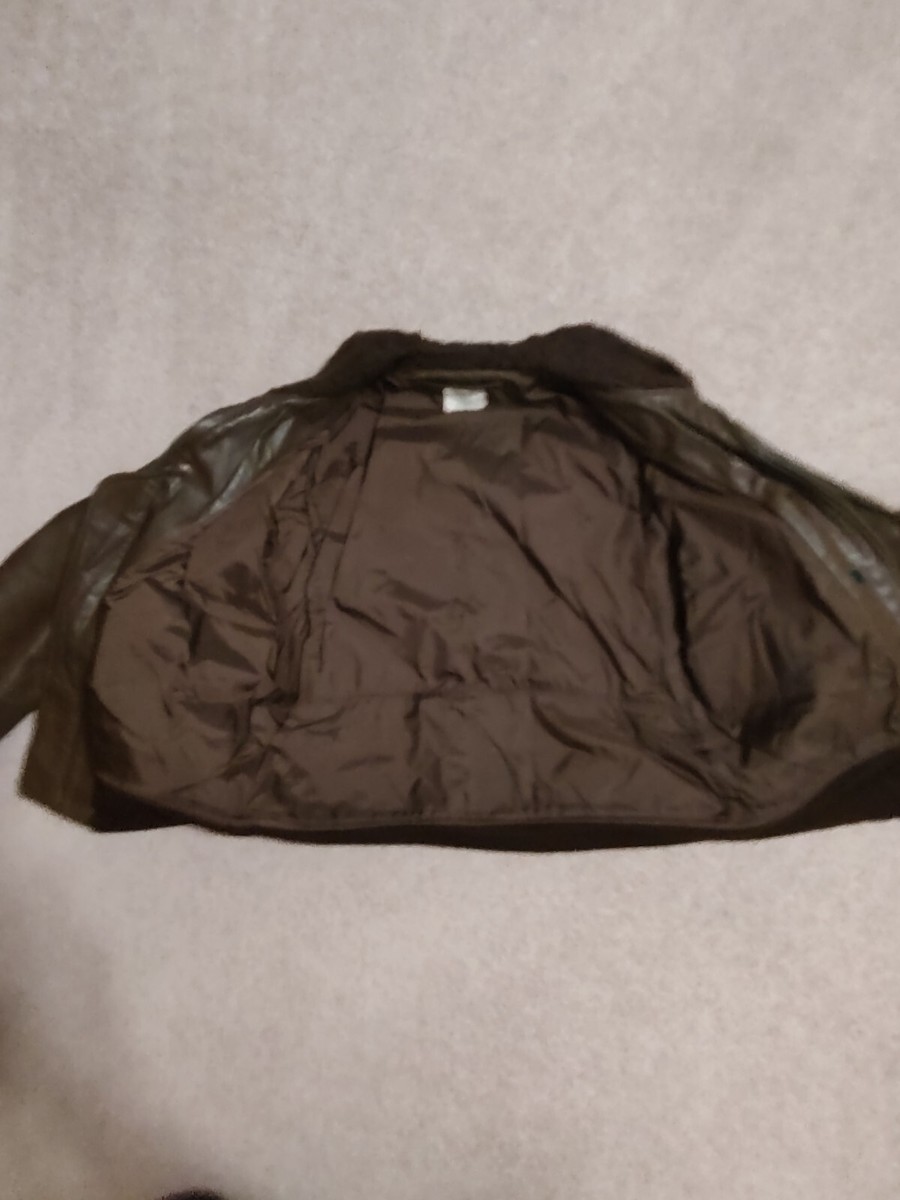 Vintage Brill Bros. Leather Flight Jacket 1980s Mens 42 | eBay