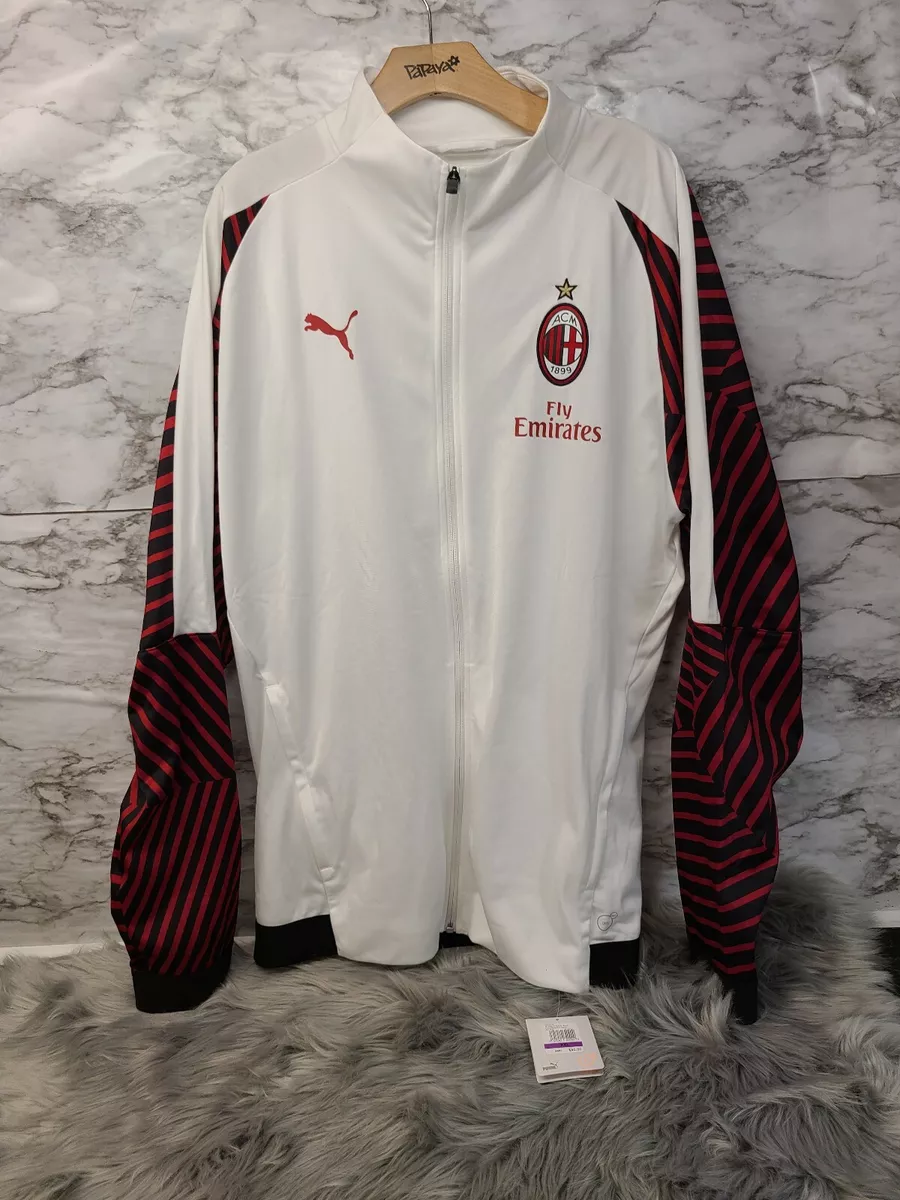 PUMA AC Milan Stadium Jacket FLY EMIRATES Mens XXL New DRYCELL