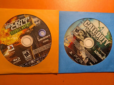 Tom Clancy's PS3 Splinter Cell: Double Agent & Call of Duty Black ops disks only