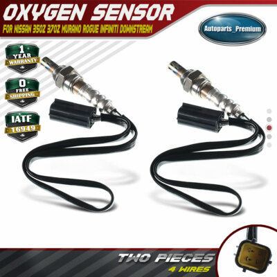 2x Downstream O2 Oxygen Sensors for Nissan Murano INFINITI Q70 Q40 G37 FX50 EX35