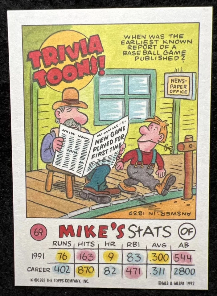 1992 Topps Kids Mike Greenwell Boston Red Sox #69 - Image 2 of 2