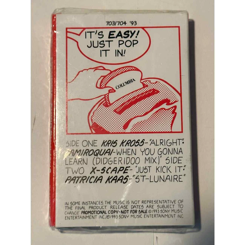 Columbia Audio Buyways Various Artists 1993 CAT4986 Sealed Cassette - Image 2 of 3