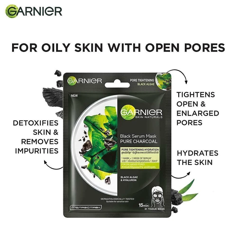 Garnier Face Sheet Masks Sheet Masks For Glowing Skin Pack of 14 Sheet Mask AU - Image 4 of 4