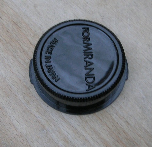 pattern plastic rear lens cap for 1960's for Miranda bayonet - 第 1/2 張圖片